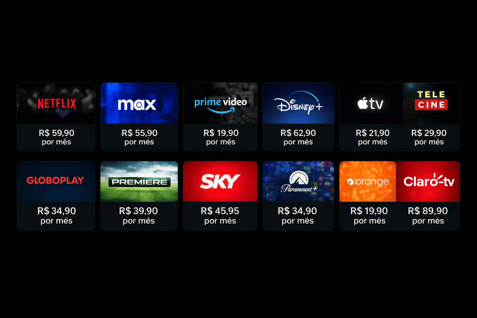 Plataformas disponíveis no Starcine Play